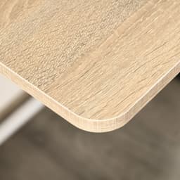 image-Computer Workstation Storage Shelf Color White and Oak