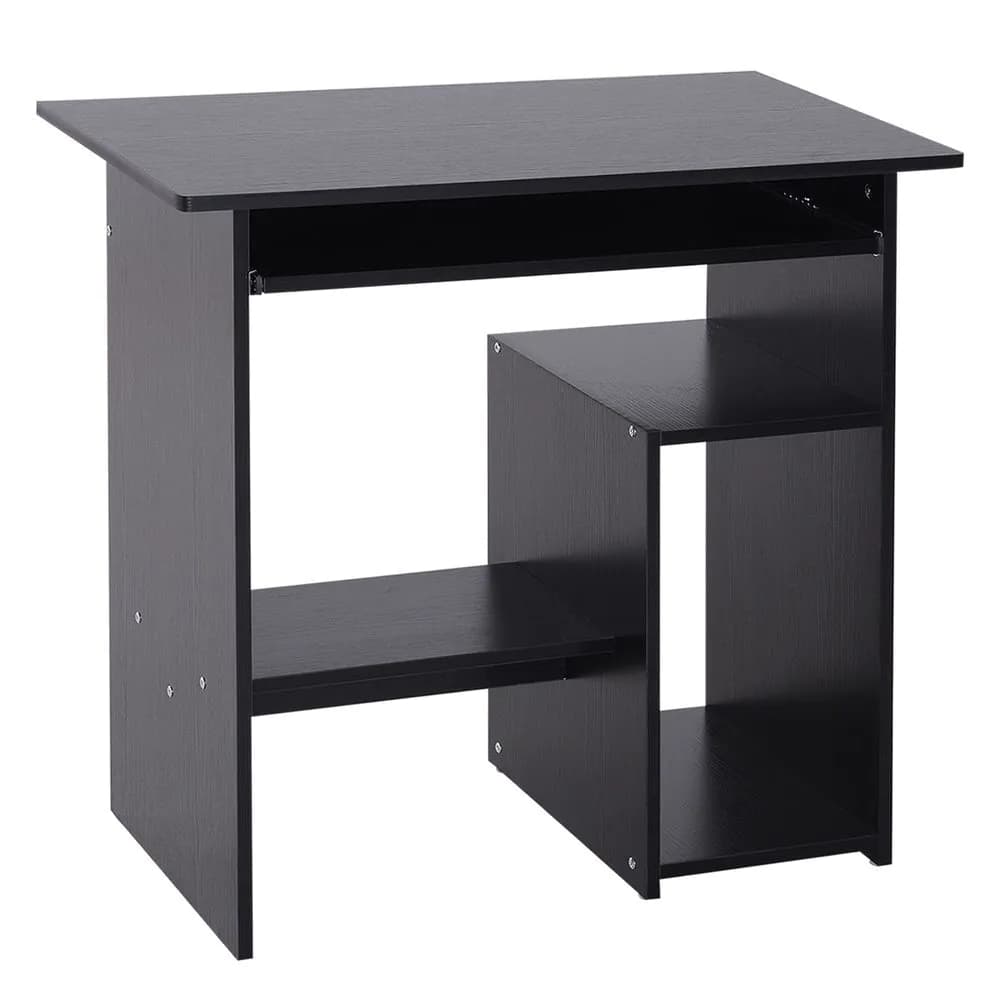 image-Computer Desk, 73.5H cm-Black