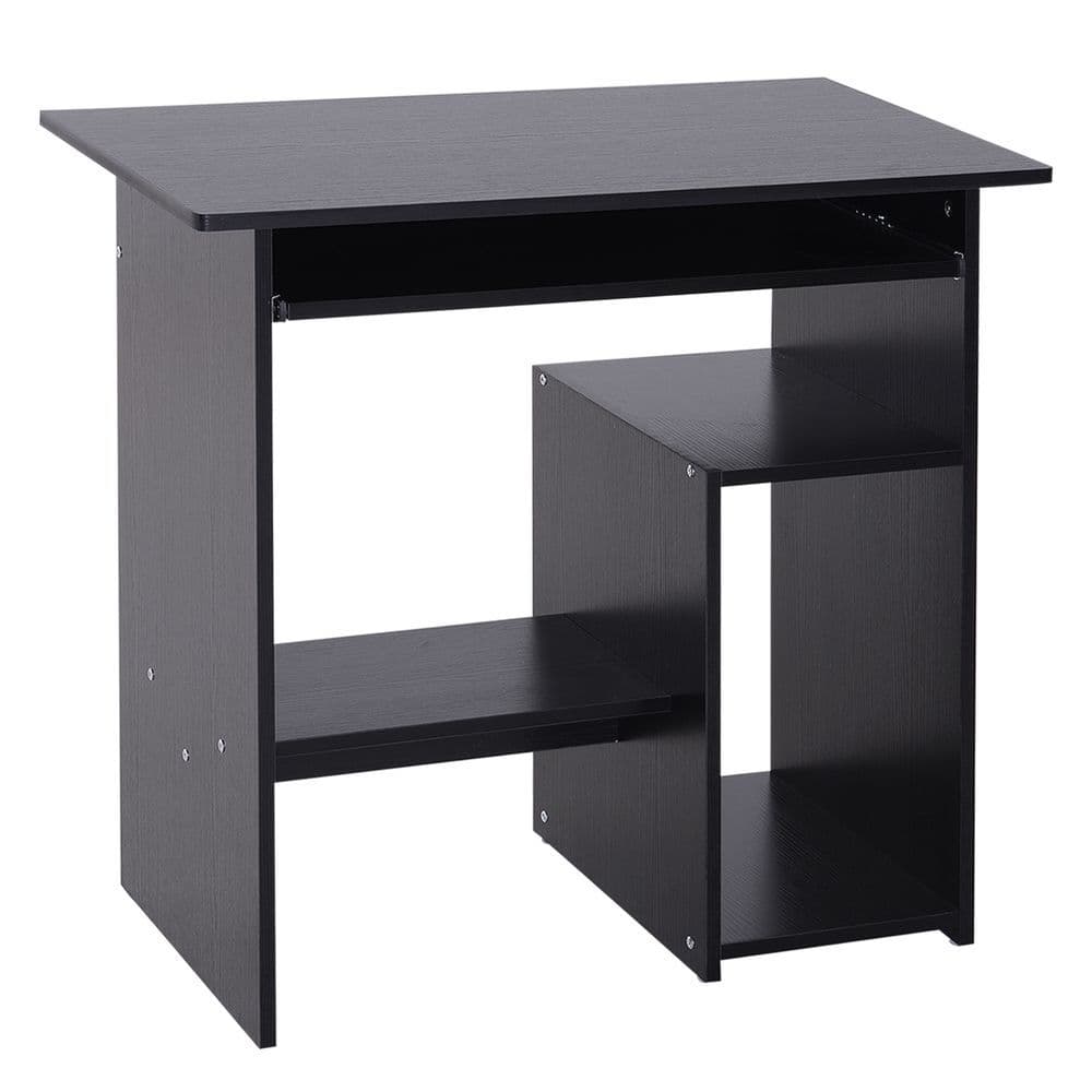 image-Computer Desk, 73.5H cm-Black