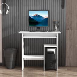 image-Computer Desk, 73.5H cm-White