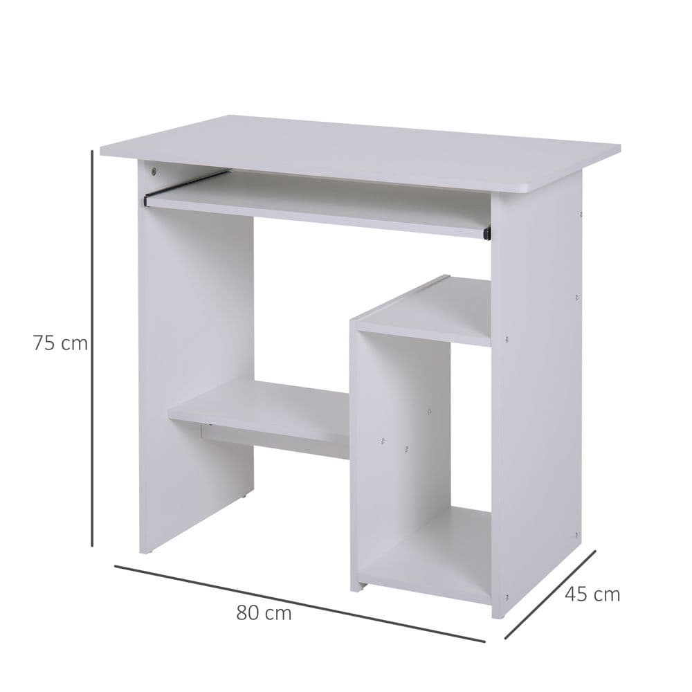 image-Computer Desk, 73.5H cm-White