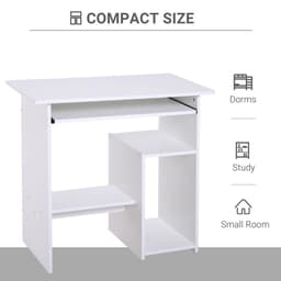 image-Computer Desk, 73.5H cm-White