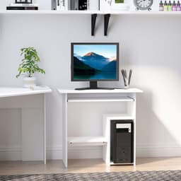 image-Computer Desk, 73.5H cm-White