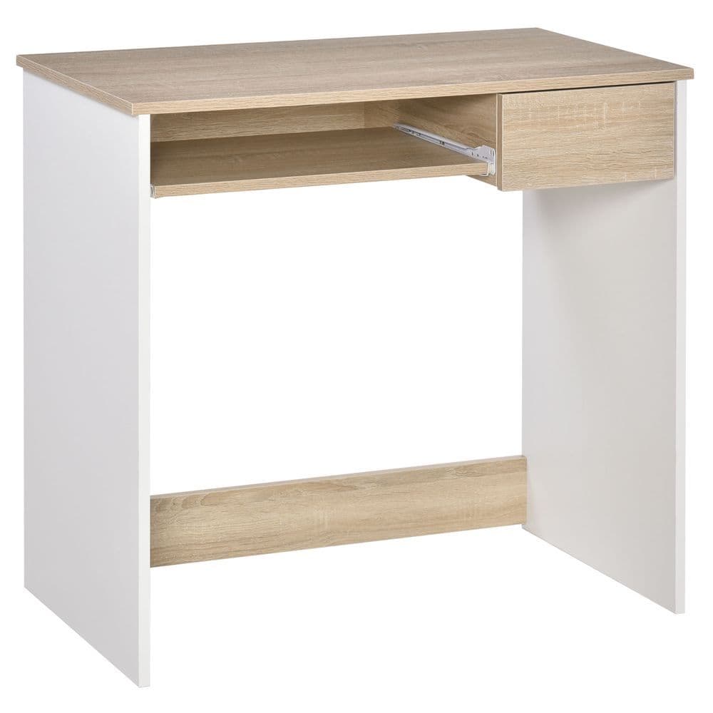 image-Compact Computer Table Oak