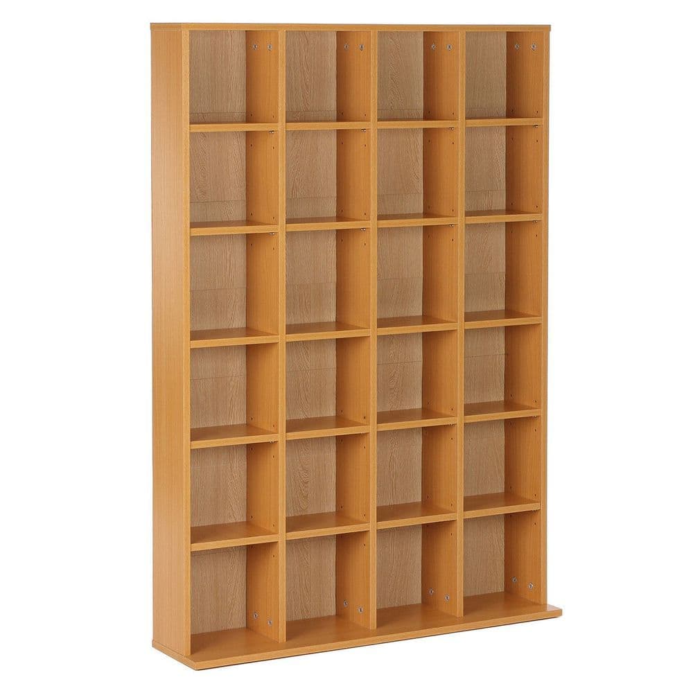image-Shelves Rack Unit 24-Beech