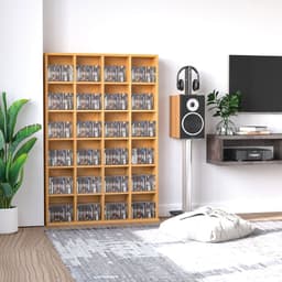 image-Shelves Rack Unit 24-Beech
