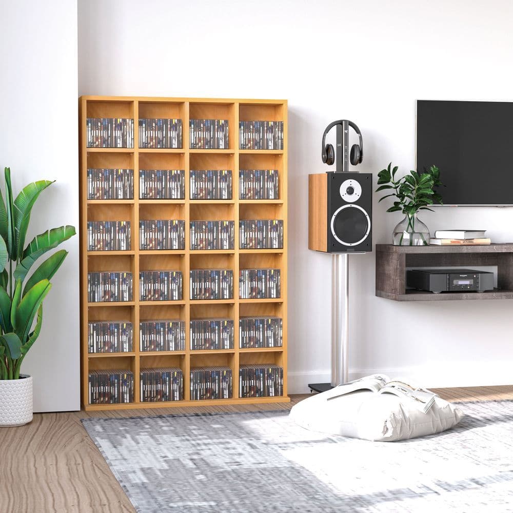 image-Shelves Rack Unit 24-Beech