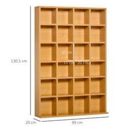 image-Shelves Rack Unit 24-Beech