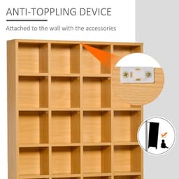 image-Shelves Rack Unit 24-Beech