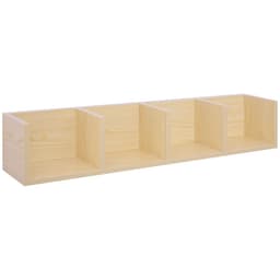 image-95Lx17Wx16.5H cm Multi-Media Storage Wooden Shelf