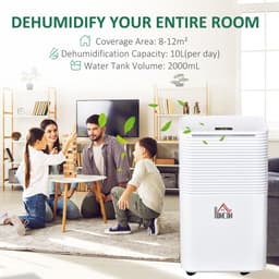 image-10L/Day 2000ML Portable Quiet Dehumidifier Home Laundry Room Electric Moisture