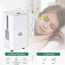 image-10L/Day 2000ML Portable Quiet Dehumidifier Home Laundry Room Electric Moisture