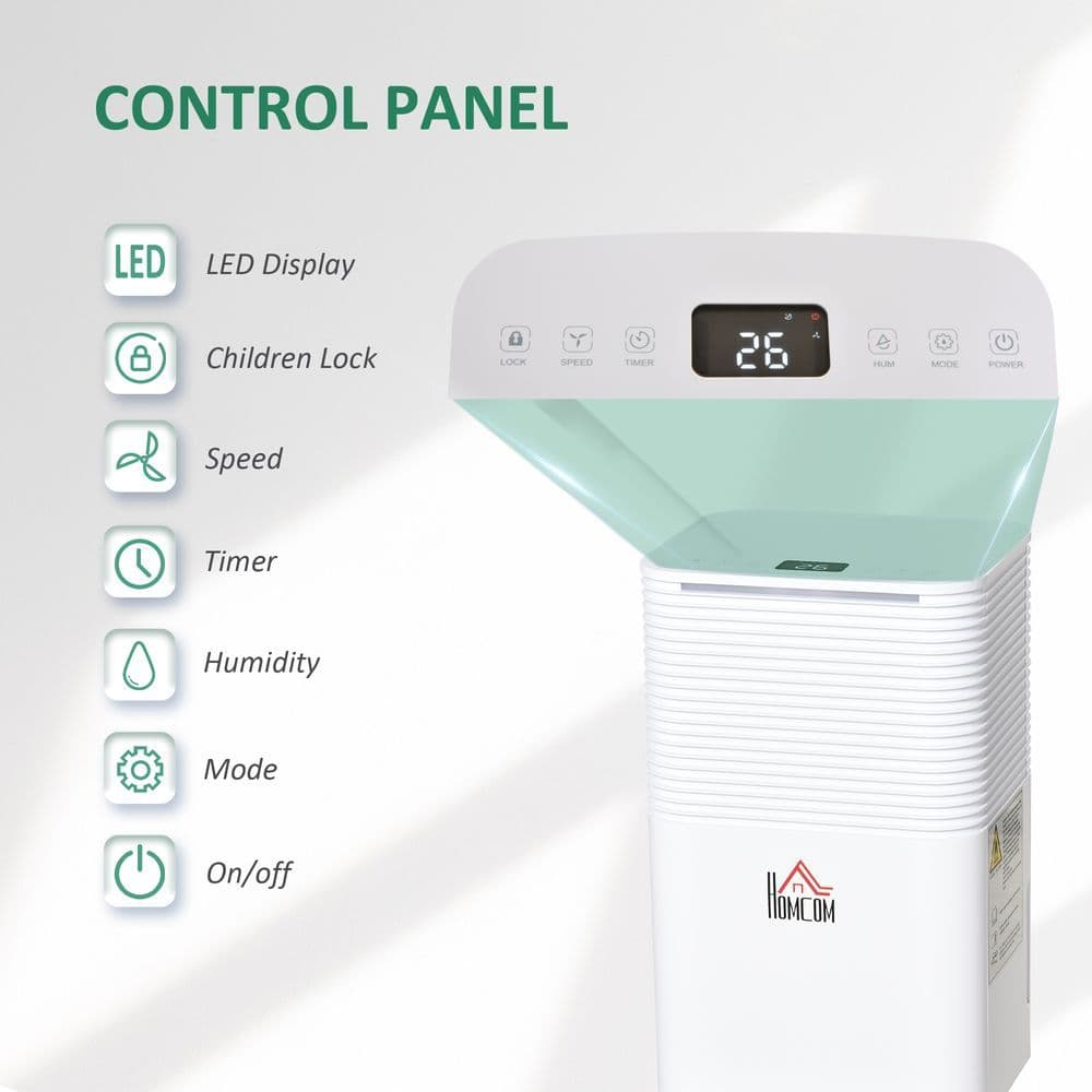 image-10L/Day 2000ML Portable Quiet Dehumidifier Home Laundry Room Electric Moisture