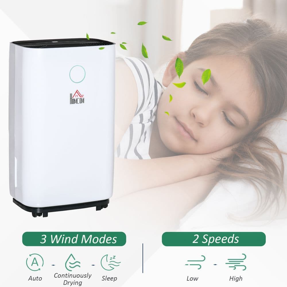 image-16L/Day 4000ML Portable Quiet Dehumidifier Home Laundry Room Electric Moisture