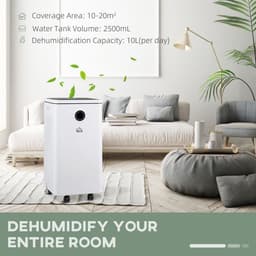 image-10L/Day 2500ML Portable Quiet Dehumidifier Home Laundry Room Electric Moisture