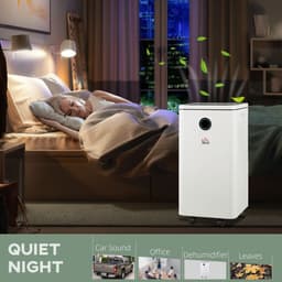 image-10L/Day 2500ML Portable Quiet Dehumidifier Home Laundry Room Electric Moisture