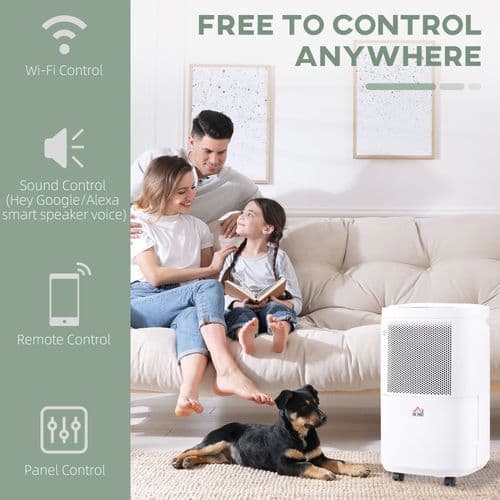 image-10L/Day 2200ML Portable Quiet Dehumidifier Home Laundry Room Electric Moisture