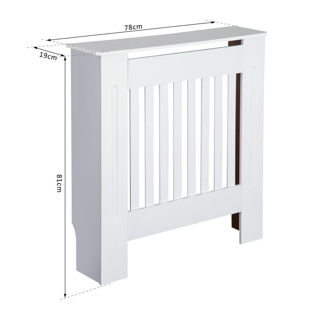 image-Radiator Cover Wooden Cabinet Shelving Home Office Vertical Slattted Vent