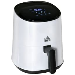 image-Digital Air Fryer, 1300W 2.5L Rapid Air Circulation, Timer and Nonstick White