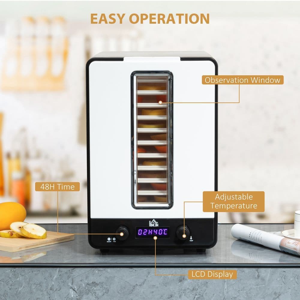 image-11Tier Food Dehydrator 550W Food Dryer Machine with Adjustable Temperature White