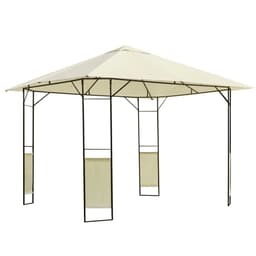 image-Outdoor Gazebo for Garden Party Tent, Wedding Canopy Pavilion Cream-white