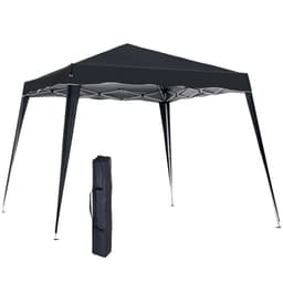 image-Outsunny Pop-Up Tent, 3Lx3Wx2.4H m-Black