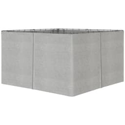 image-4Pk Gazebo Replacement Sidewalls Privacy Panel for Most 3 x 4m Light Grey
