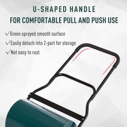 image-Steel Lawn Grass Roller 50L cm-Green