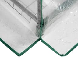 image-5 Tier Greenhouse OutdoorPortable Shed Metal Frame Transparent 69x49x193cm