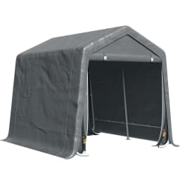 image-Storage Tent, Heavy Duty Metal Frame 2.8x2.4x2.4m, Dark Grey