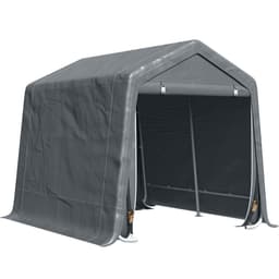 image-Storage Tent, Heavy Duty Metal Frame 2.8x2.4x2.4m, Dark Grey