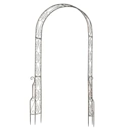 image-Outsunny Garden Arch, 226H cm, Metal Frame