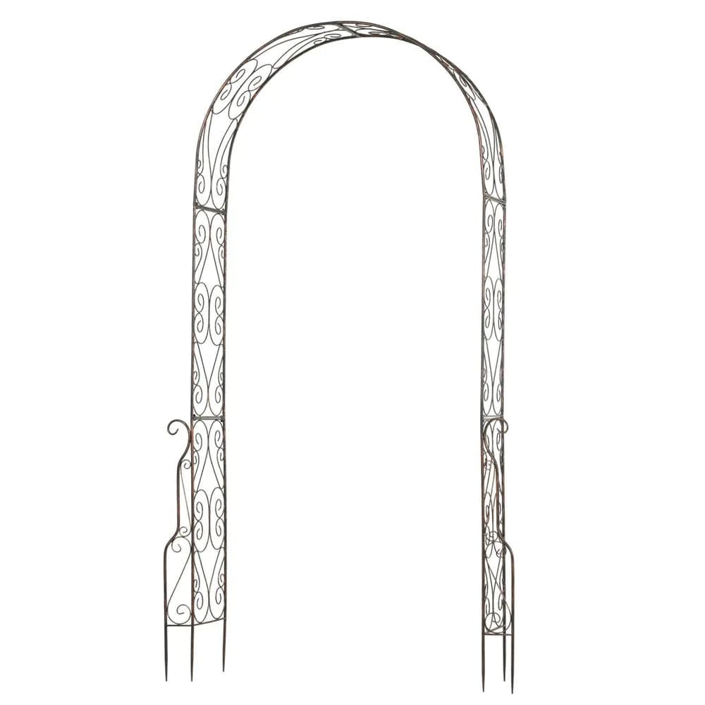 image-Outsunny Garden Arch, 226H cm, Metal Frame