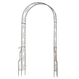 image-Outsunny Garden Arch, 226H cm, Metal Frame