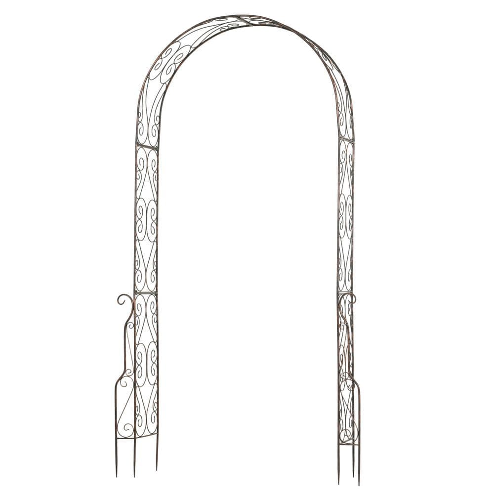 image-Outsunny Garden Arch, 226H cm, Metal Frame