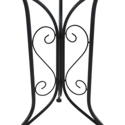 image-Outsunny 3 Pcs Mosaic Bistro Table Chairs Set-Black/Orange/White