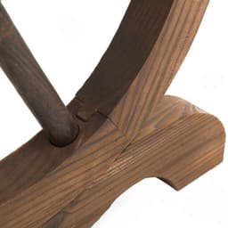 image-Garden Coffee Table Patio Display Desk Natural Fir Wood Water-Resistant Dining
