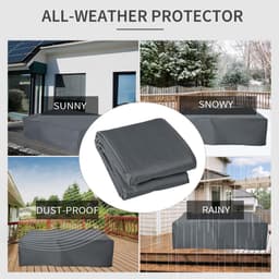 image-275x205cm Garden Furniture Cover Water UV Resistant Oxford Fabric