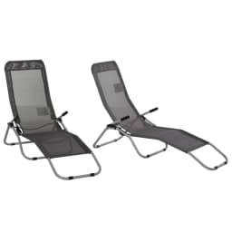 image-Set of 2 Outdoor Patio Chaise Recliner