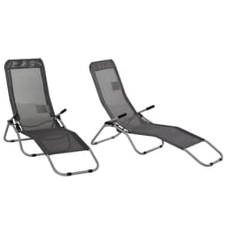 image-Set of 2 Outdoor Patio Chaise Recliner