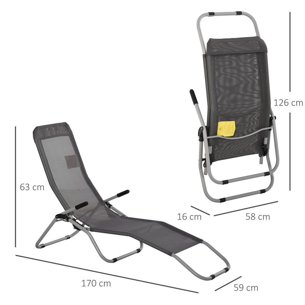 image-Set of 2 Outdoor Patio Chaise Recliner