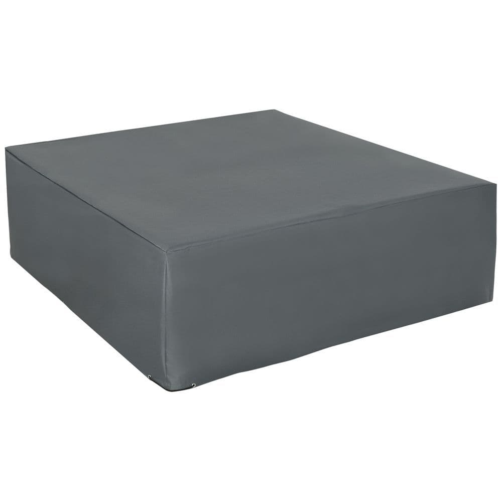 image-205x192cm Garden Furniture Cover Water UV Resistant Oxford Fabric Grey