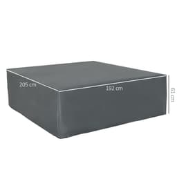 image-205x192cm Garden Furniture Cover Water UV Resistant Oxford Fabric Grey