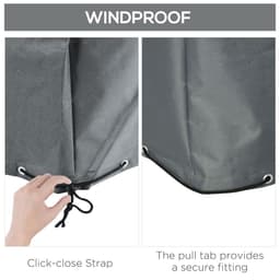 image-200x73cm Garden Furniture Cover Water UV Resistant Oxford Fabric