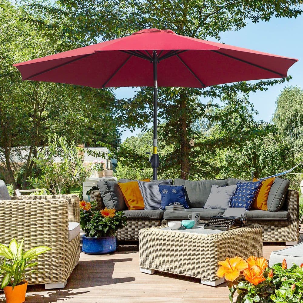image-3m Umbrella, Tilt and CrankWine Red
