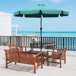 image-2.66m Patio Umbrella Garden Green