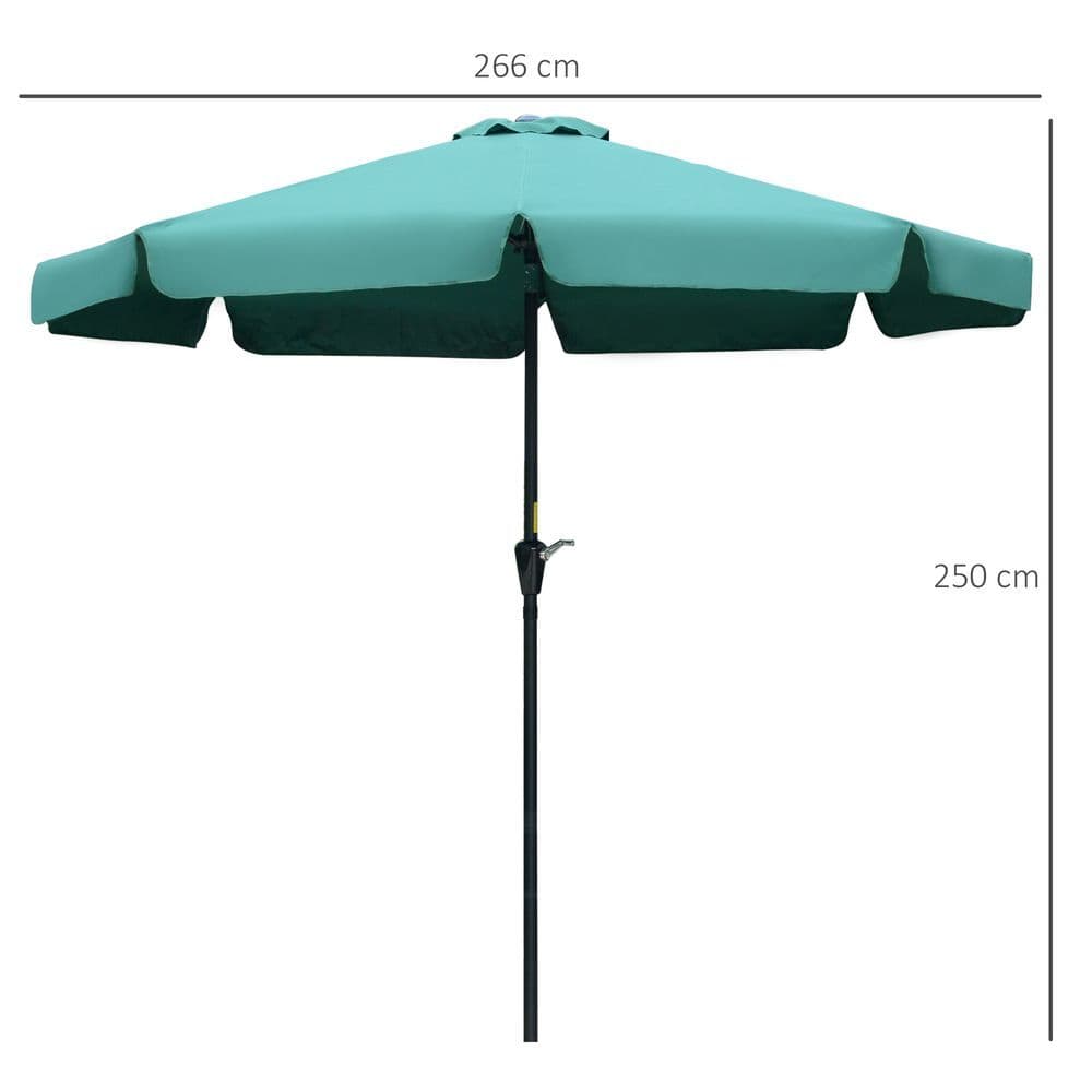 image-2.66m Patio Umbrella Garden Green