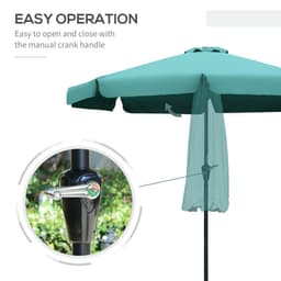 image-2.66m Patio Umbrella Garden Green