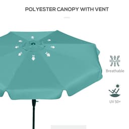 image-2.66m Patio Umbrella Garden Green