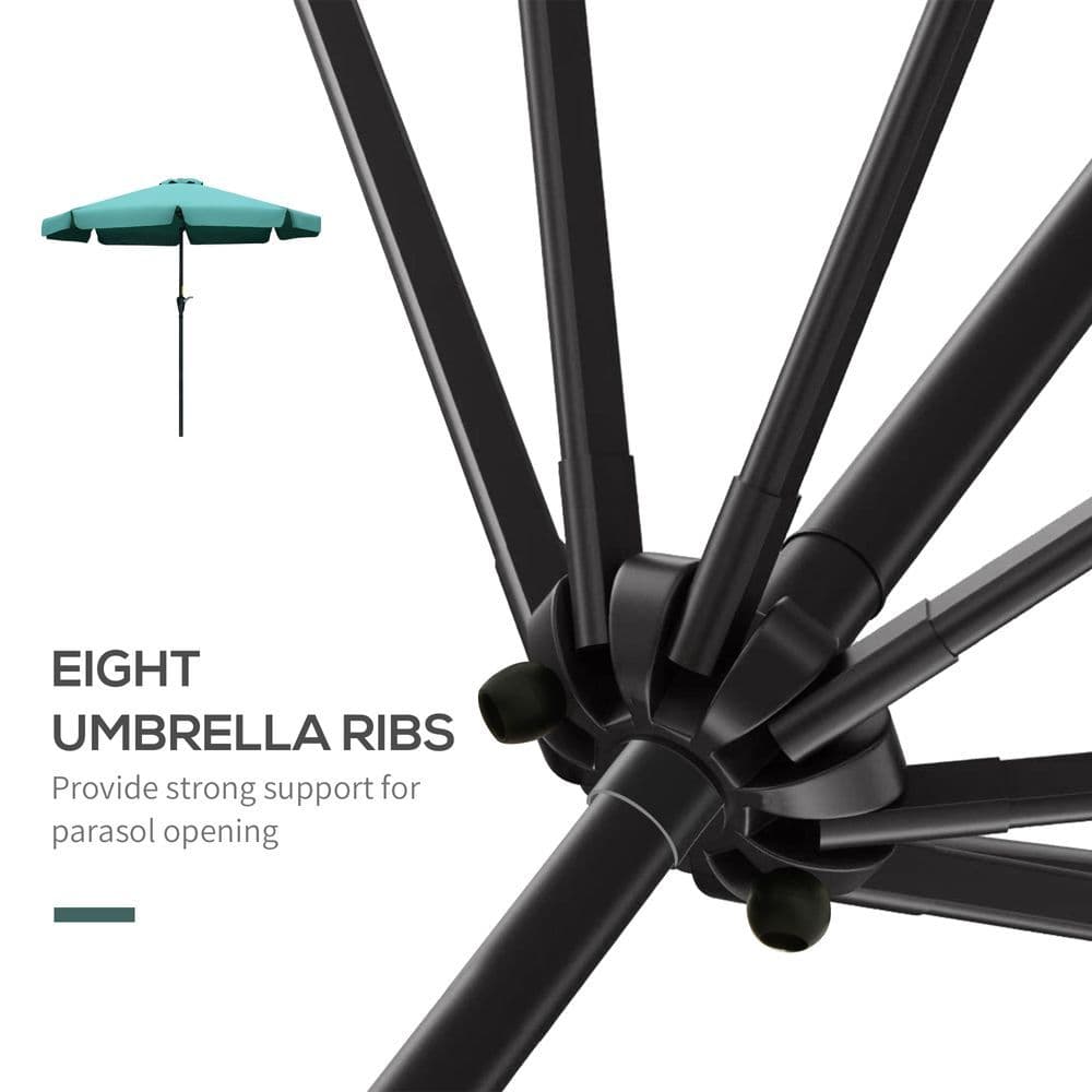 image-2.66m Patio Umbrella Garden Green